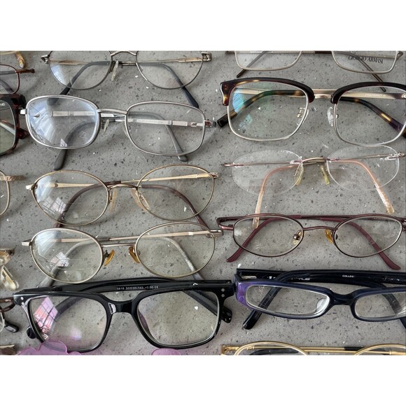 Eyeglasses Eyeglass Frames Only Lot Of 50 Various Brands Mixed Eyewear READ! - Picture 6 of 16